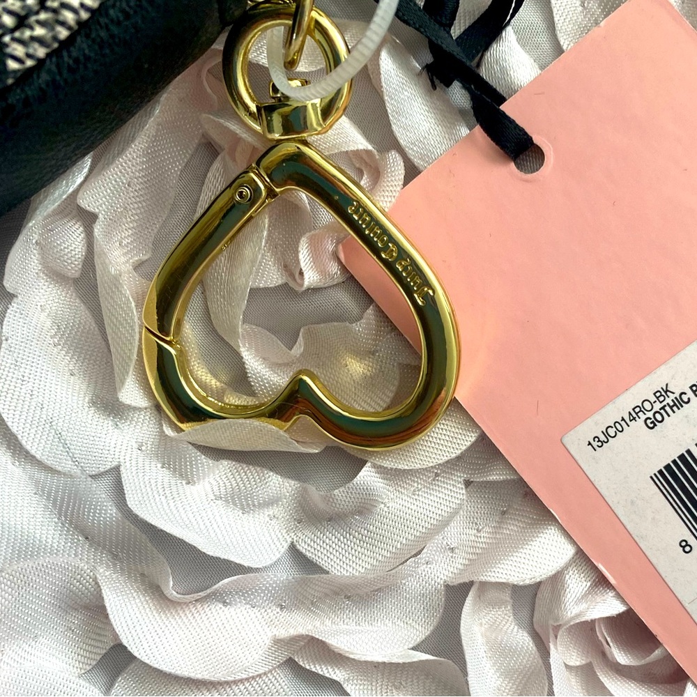 JUICY COUTURE 🦋 Gothic Heart Missy Coin Purse NWT - Picture 5 of 6
